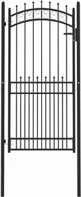 vidaXL Πύλη Φράχτη με Ακίδες EMMEN 100 x 200 cm