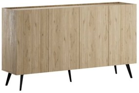 Μπουφές Luna Megapap χρώμα oak 180x43x100εκ.