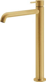 La Torre Elle 35016 Gold Brushed PVD - Μπαταρία επιτραπέζιου νιπτήρα