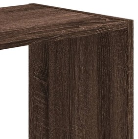 vidaXL Βιβλιοθήκη Καφέ Δρυς 102x32x108 εκ. από Επεξεργασμένο Ξύλο