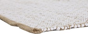 Χαλί Home ESPRIT Λευκό Φυσικό 120 x 1 x 180 cm