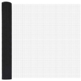 vidaXL Φράκτης με Στυλό Γκρι 1.2 x 25 m