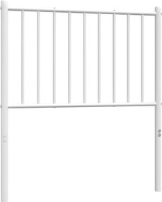 vidaXL Ανταλλακτικό κεφαλάρι Λευκό 75 εκ. Μεταλλικό