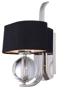 Απλίκα Φωτιστικό Τοίχου 1xG9 Gotham Elstead Lighting-QZ-GOTHAM1-Ασημί QZ-GOTHAM1