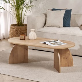 Τραπεζάκι Σαλονιού Sapphire Δρυς FRUBEI 120x60x40