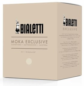 Ιταλικη καφετιερα Bialetti MOKA EXCLUSIVE Κρεμ Αλουμίνιο 3 Kopper