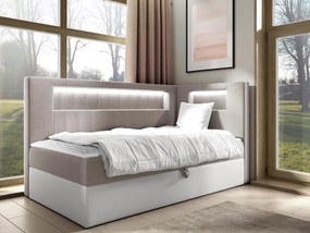 Καναπές κρεβάτι Junior Gold III-Mpez-100 x 200-Deksia