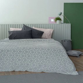 Κουβέρτα Luminous Dune Grey Palamaiki Queen Size 220x240cm Flannel