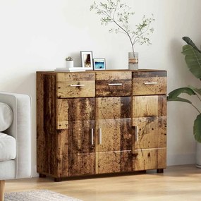 VidaXL Πλαϊνό γραφείο FLORIN 88,5 x 30,5 x 73 εκ Παλιό ξύλο