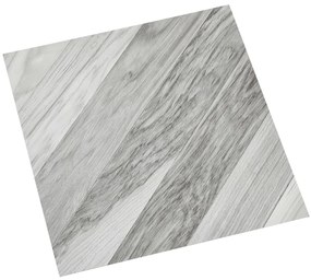 vidaXL Δάπεδο Αυτοκόλλητο Ριγέ Γκρι 55 τεμ. 5,11 μ² από PVC