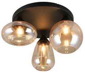 Φωτιστικό Οροφής Trio Lighting LUMINA 617030313 Μαύρο Ματ (Black Mat)
