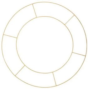 Beauty Home ΜΕΤΑΛΛΙΚΟΣ ΚΥΚΛΟΣ ΔΙΠΛΟΣ 60 CM