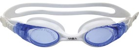 Γυαλιά Πισίνας Παιδικά Σιλικόνης Λευκά Με Μπλε Φακούς