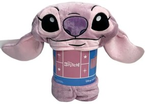 Κουβέρτα Stitch 15 x 6 x 33 cm Ροζ Zώα