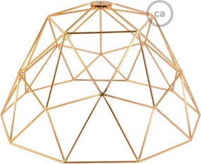 Dome XL Μεταλλικό Κλουβί με ντουί Ε27 Χάλκινο