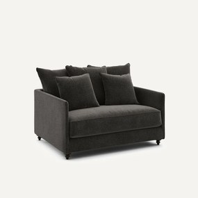 Διθέσιος καναπές-κρεβάτι από βελούδινο chenille, Lazare