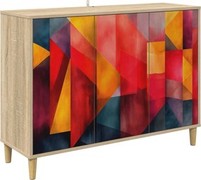 vidaXL Πλαϊνό γραφείο HEESCH Sonoma 102 x 33 x 75 εκ.