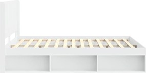 vidaXL Καλάθι με αποθήκη και κεφαλάρι Λευκό 135 x 190 cm