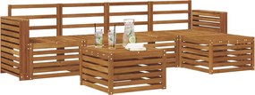 vidaXL Σειρά Καναπέ Εξωτερικού 6 pcs Φυσικό