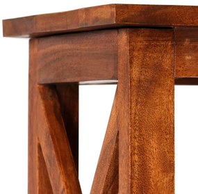 vidaXL Βιβλιοθήκη 60x30x160 εκ. Μασίφ Ξύλο Ακακίας/Μελί Sheesham