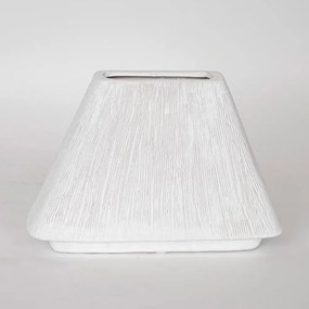 Βάζο Κεραμικό 752-20153 25x8x17cm White Estheti Home Κεραμικό