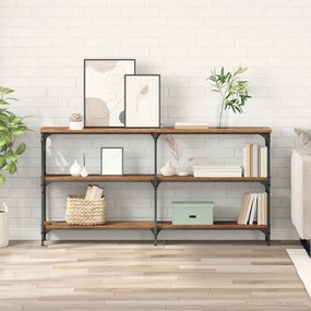 vidaXL Τραπέζι κονσόλας Παλιό Ξύλο 150 x 29 x 75 εκ