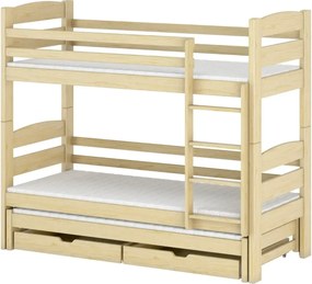 CEZAR 80x180 pine bunk bed Lano Furniture