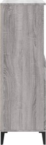vidaXL Ντουλάπι Γκρι Sonoma 60 x 36 x 110 εκ. από Επεξεργασμένο Ξύλο