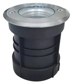 Ενδοδαπέδιο Φωτιστικό GU10 10W IP65 Χρώμιο E359 Zambelis-E359-Χρώμιο E359
