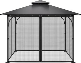 VEVOR Replacement Mesh Gazebo Netting Screen for 10x10x 6.7 ft Patio, Net Only