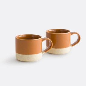 Σετ 2 κούπες από πέτρινη πορσελάνη, NILO