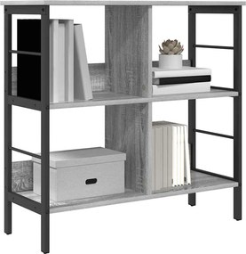 vidaXL Ράφι Βιβλίων 4 επιπέδων 82 x 32 x 79 εκ. Επεξεργασμένο Ξύλο