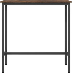 vidaXL τραπέζι Καπνιστό Δρύς 100 x 40 x 100,5 εκ