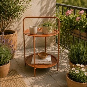 ΒΟΗΘΗΤΙΚΆ ΤΡΑΠΕΖΆΚΙΑ ΚΉΠΟΥ TABLE DIA 50XH66CM TERRA CLR X99001430