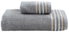 Πετσέτες Μπάνιου (Σετ 3τμχ) Palamaiki Towels Dant 450gsm Γκρι