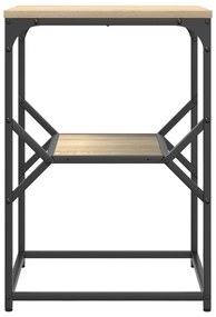 vidaXL Τραπέζι Πλευρικό Σονομά Οξιάς 41x40x60 εκ Κατασκευασμένο Ξύλο