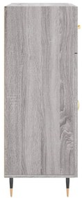 vidaXL Ντουλάπι Γκρι Sonoma 69,5 x 34 x 90 εκ. από Επεξεργασμένο Ξύλο
