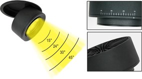 LED Σποτ Χωνευτό Κινητό Mira 15W 3000K 15-45° ⌀10,5cm Λευκό