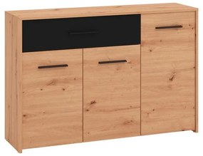 Κομότα Varadero 3K1F Artisan Oak - Μαύρο 119x33x80,5 εκ. 119x33x80.5 εκ.