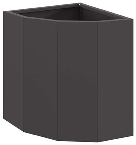 vidaXL Γωνιακό Ροδόδεντρο Μαύρο 30 x 30 x 35 εκ Ατσάλι