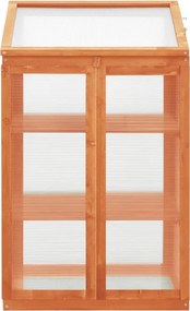 vidaXL Θερμοκήπιο 60 x 45 x 100 εκ. από Ξύλο Ελάτης