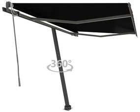 vidaXL Τέντα Αυτόματη Ανεξάρτητη Ανθρακί 350 x 250 εκ.