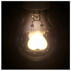 Νήματος LED vintage Α60 Ε27 2W Καρδιά