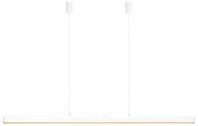 Φωτιστικό Οροφής Ράγα Hazel Branch 2456 150x5.4x7.2cm Led 300-1150lm 40W 2700-6000k White-Brass Umage