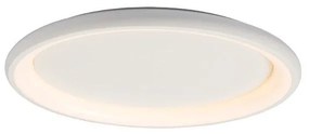 Φωτιστικό Οροφής - Πλαφονιέρα Led BR71LEDC61WH 48W 3000K 4610lm D61XH8,5 White Aca Decor Metal