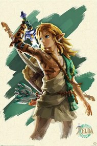 Αφίσα The Legend Of Zelda: Tears Of The Kingdom - Link Unleashed, (61 x 91.5 cm)