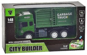 Σκουπιδιάρικο Τριβής Die Cast Με Φως &amp; Ήχο 27x15x10εκ. Toy Markt 70-2224