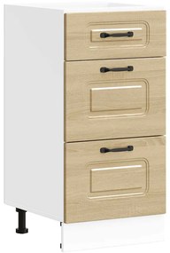 vidaXL ντουλάπι βάσης κουζίνας Kalmar Sonoma δρυς Επεξεργασμένο Ξύλο