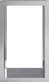 vidaXL Ράφι Καυσόξυλων 60x40x100 εκ. Γαλβανιζέ Ατσάλι