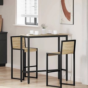 vidaXL τραπέζι Δρύς Sonoma 100 x 40 x 100,5 εκ